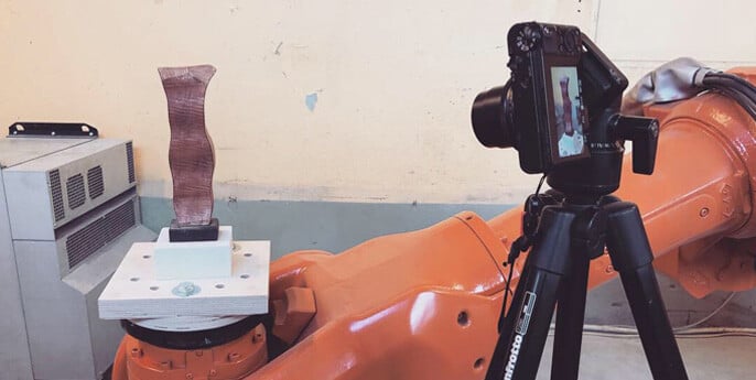 Joakim’s typical photogrammetry setup at the nioform workshop